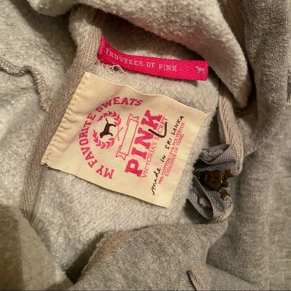 Vintage VS Pink full zip hoodie size large - Picture 5 of 5